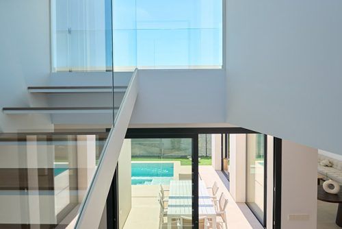 new construction villa with pool